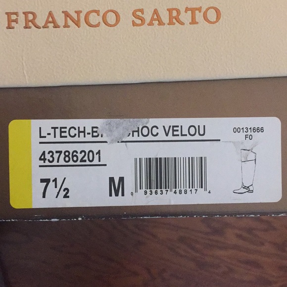 Franco Sarto Brown OTK Suede Boots - Picture 8 of 8